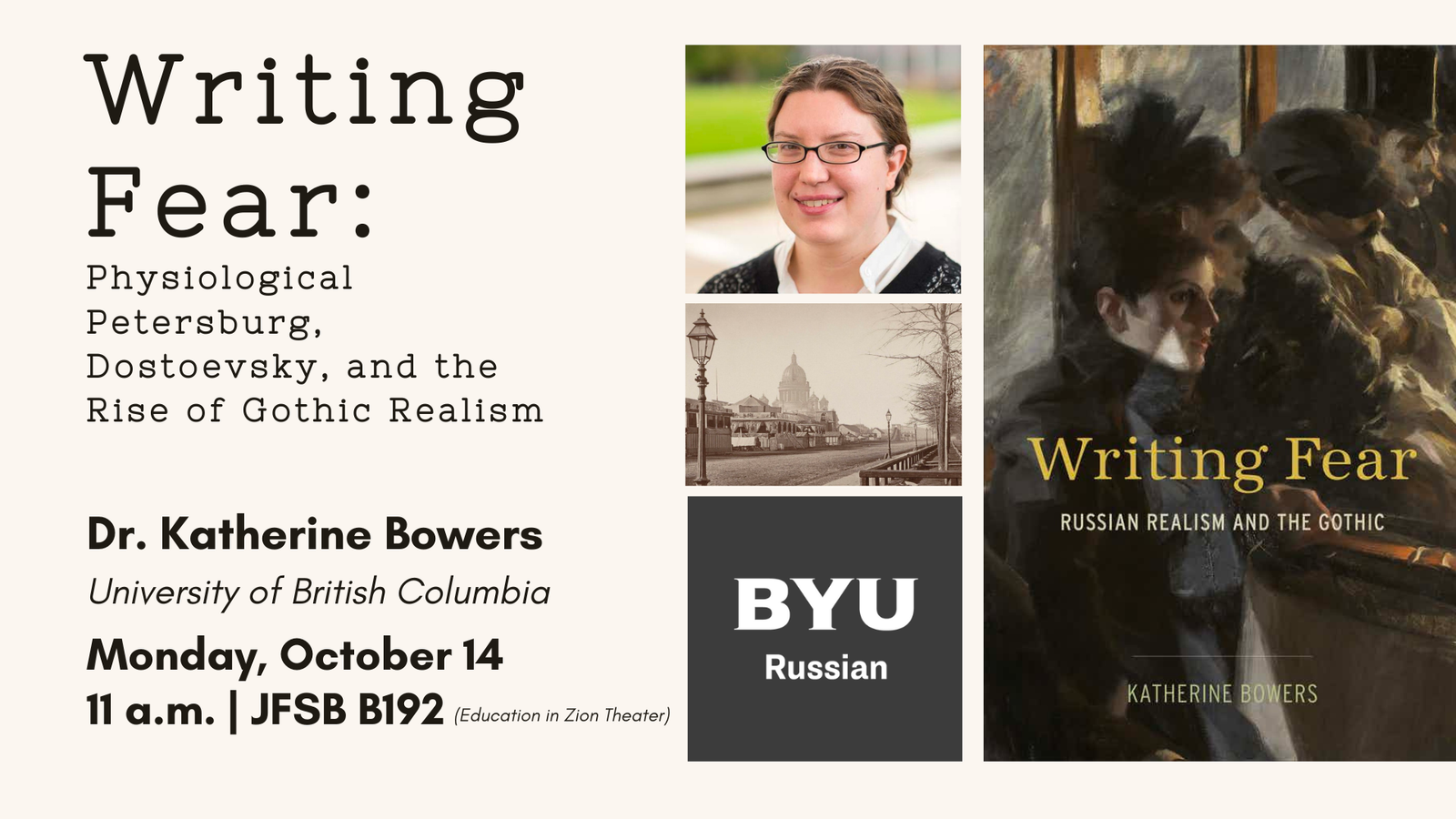 Talk in the North American Dostoevsky Society virtual speaker series: Dr Katherine Bowers, 14 Oct 2024