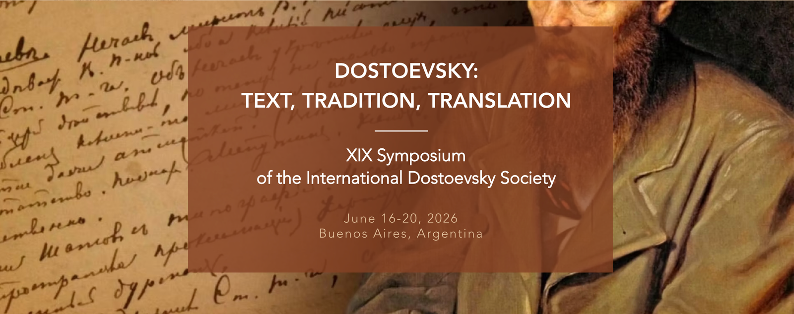 Deadline extended: XIX International Dostoevsky Symposium in Buenos Aires (16-19 June 2026)